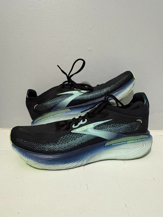 Brooks Adrenaline GTS 25 Men\'s 10.5 Black/Ipanema/Mint Medium Pre-Owned main image 3